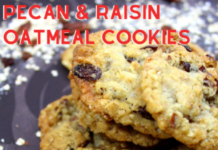 Raisin Pecan Oatmeal Cookies