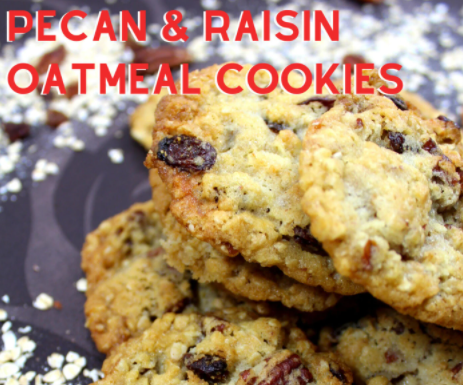 Raisin Pecan Oatmeal Cookies